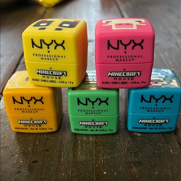 NYX Minecraft Diamond Drip Set of 5 New